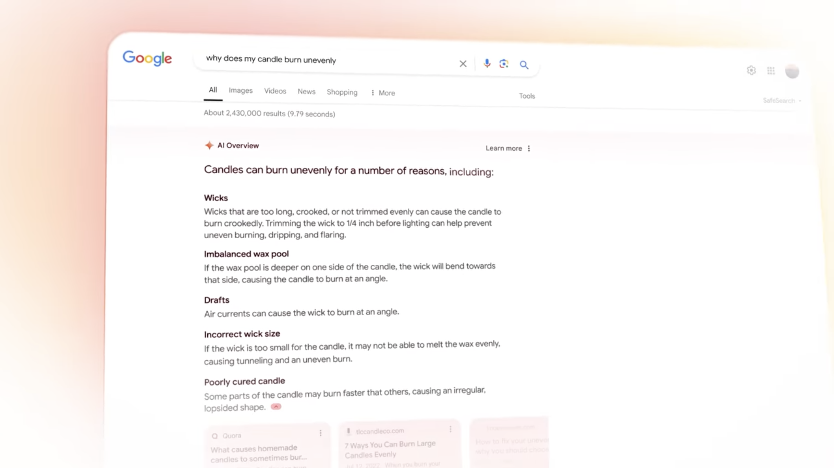 Google I/O|AI總覽(AI Overviews)功能可令搜尋更加快速。