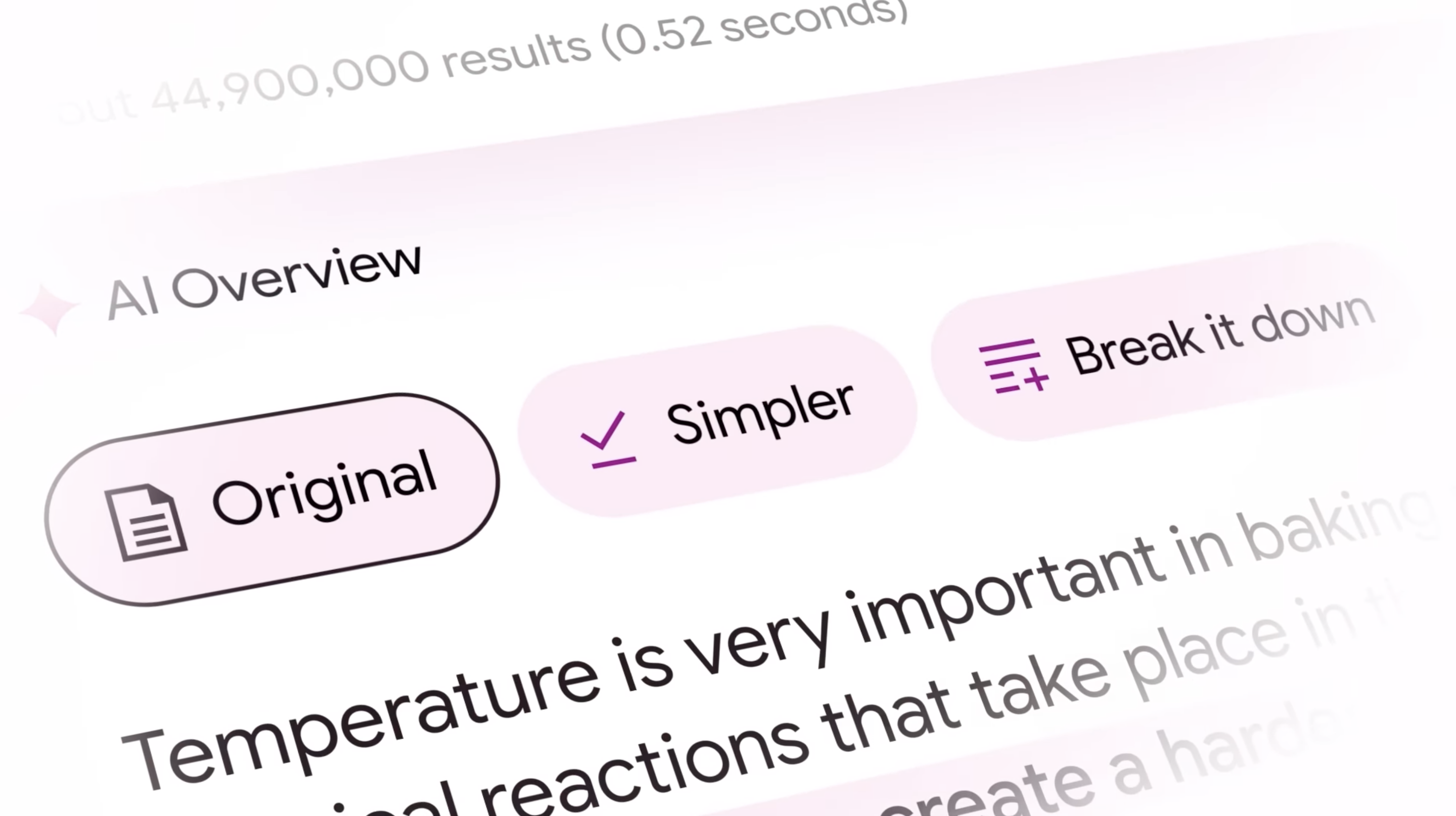 Google I/O|使用簡化語言,簡介AI總覽搜尋到的主題。