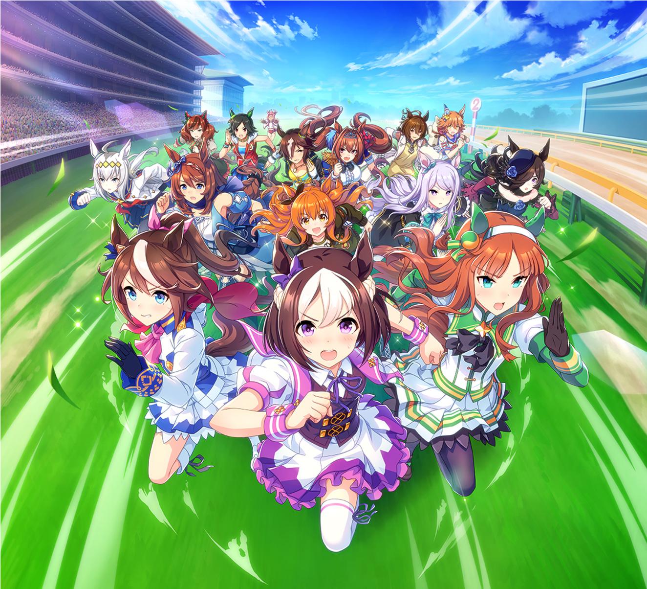 日本人氣手機遊戲《賽馬娘》。(網上圖片)