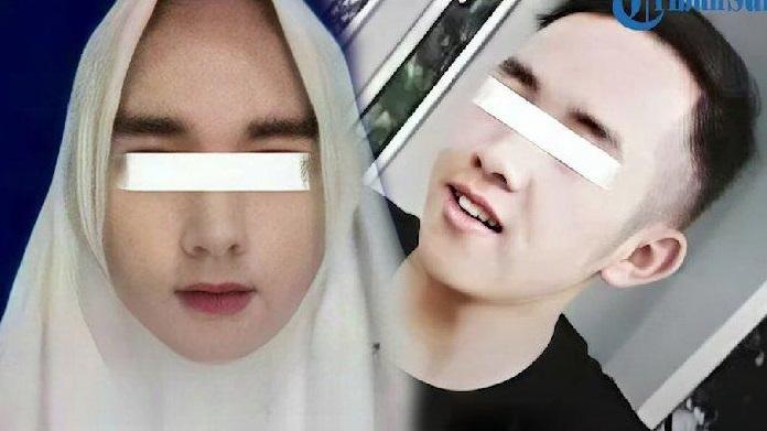 印尼媒體公開坎薩的生活照以及女性裝扮的照片。(互聯網)