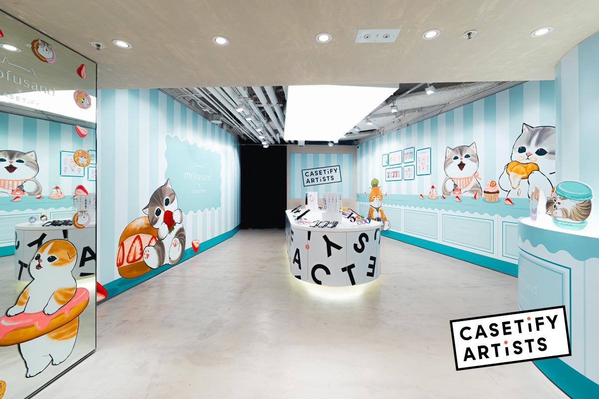 K11 Musea的CASETiFY STUDiO化身Mofusand主題店。