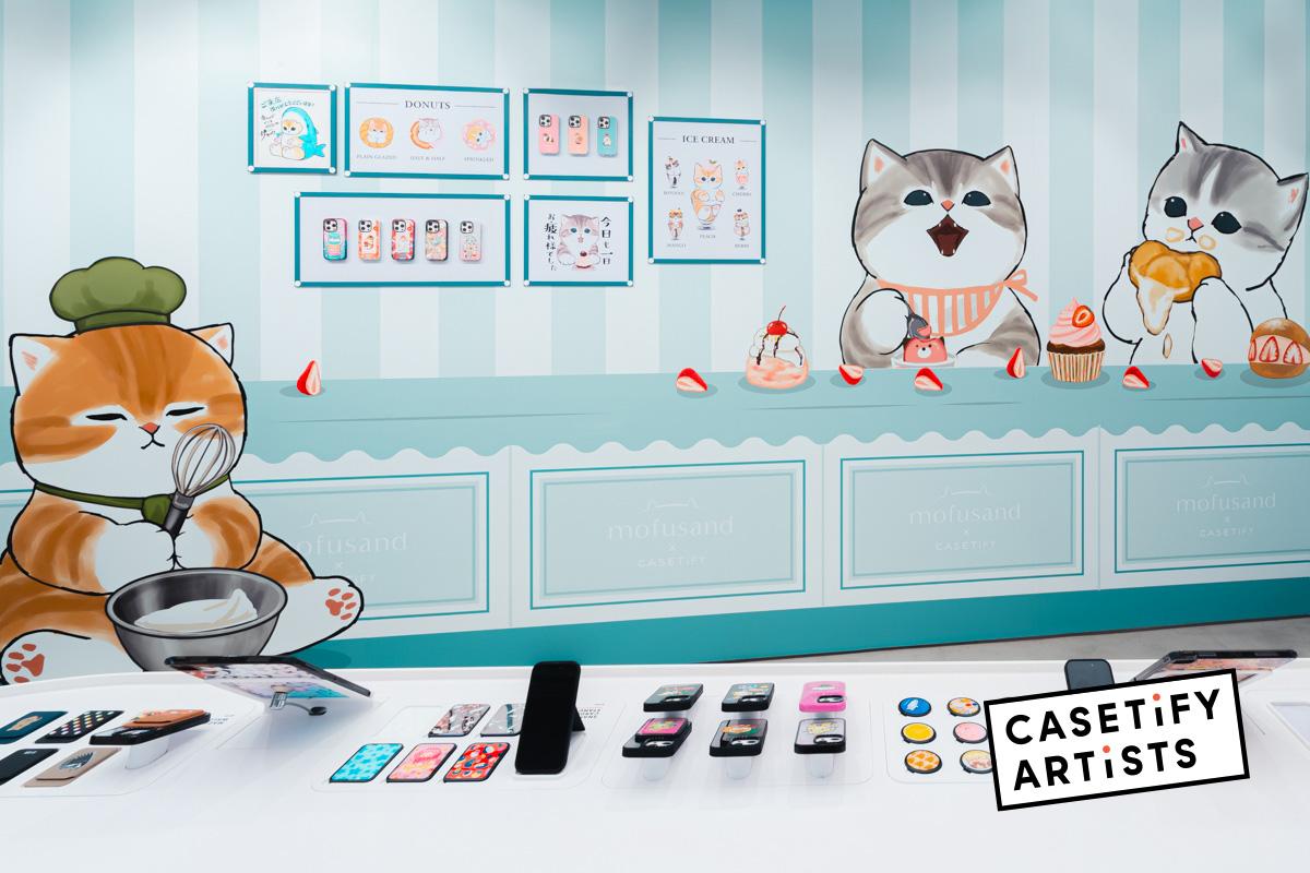 Mofusand主題店有廚師造型的萌萌Mofusand。