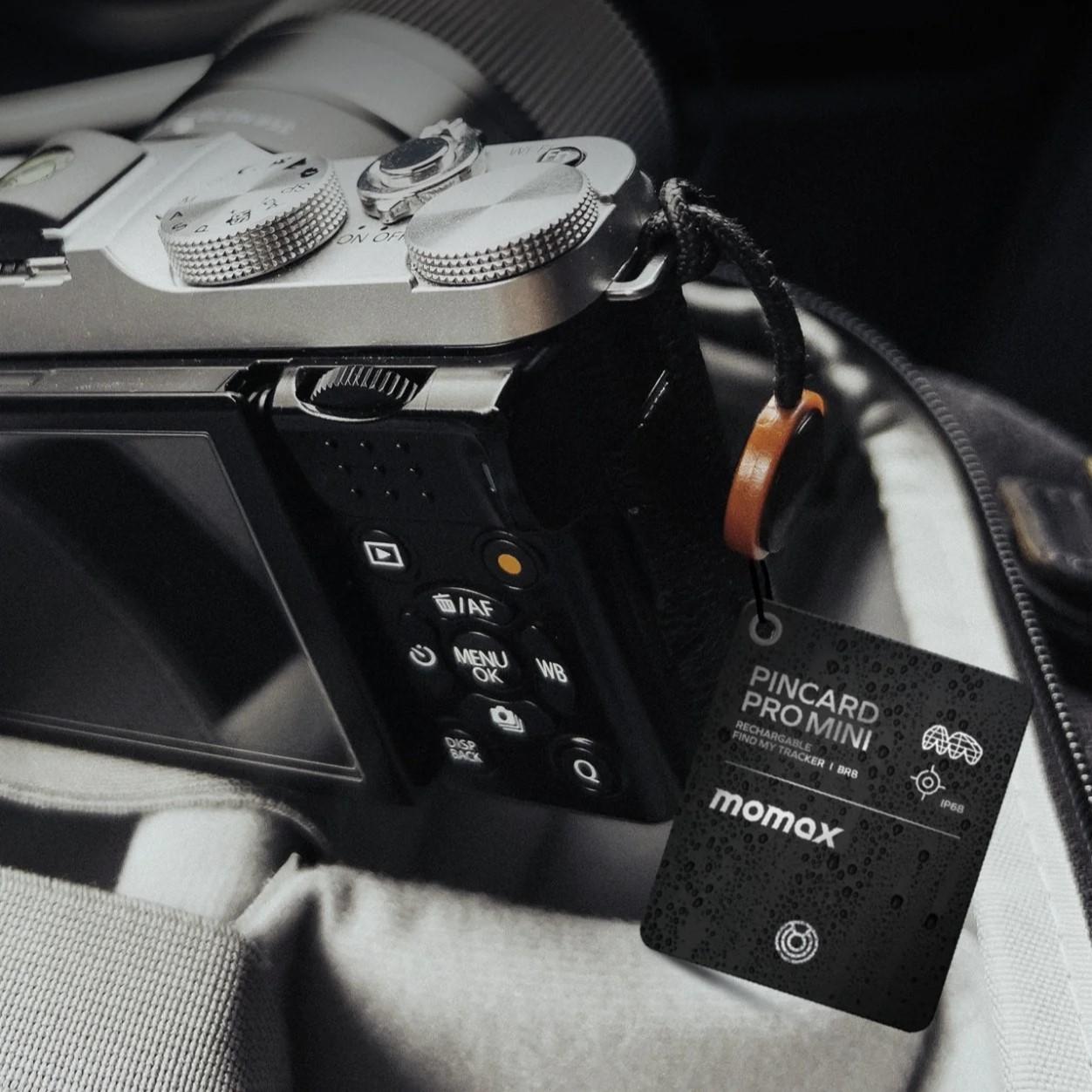 PinCard Pro Mini可掛在行李及貴重物品上。