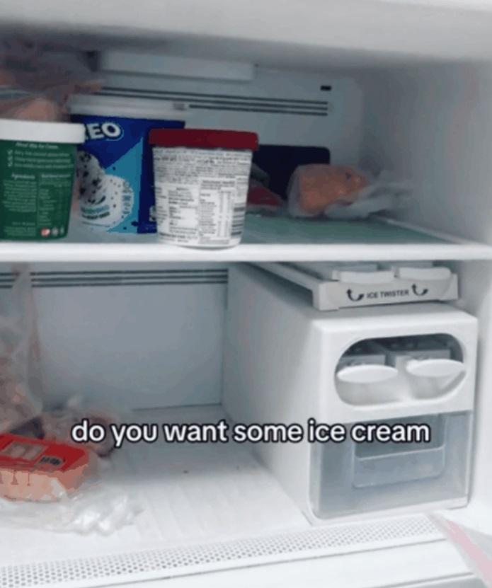 冰箱裡留下雪榚等。(互聯網)