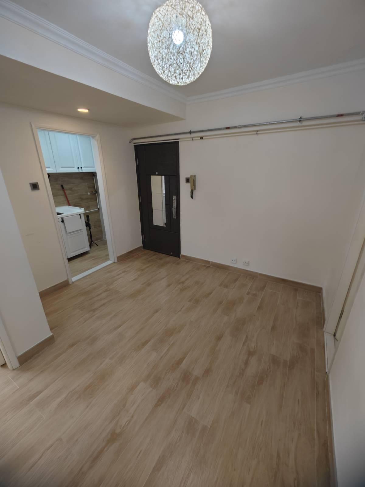 荃灣中心低層兩房租盤,附有新淨企裝,新近獲租客以1.13萬元承租。(代理提供)