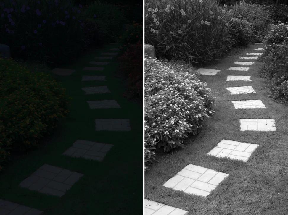 小米Xiaomi智能視像門鐘3S的全新夜視感光調節功能,可避免夜視影像不準確。