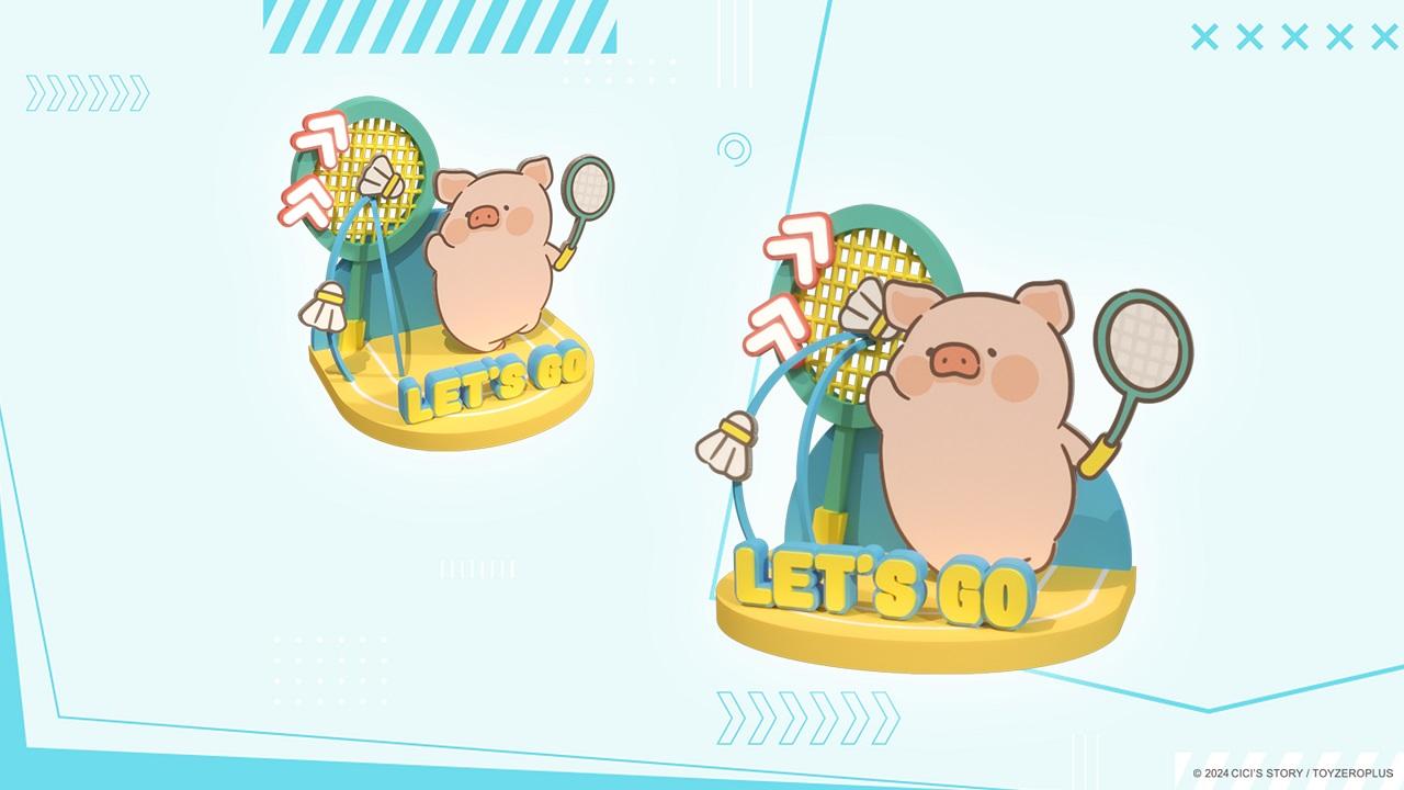 羽毛球運動員LuLu豬