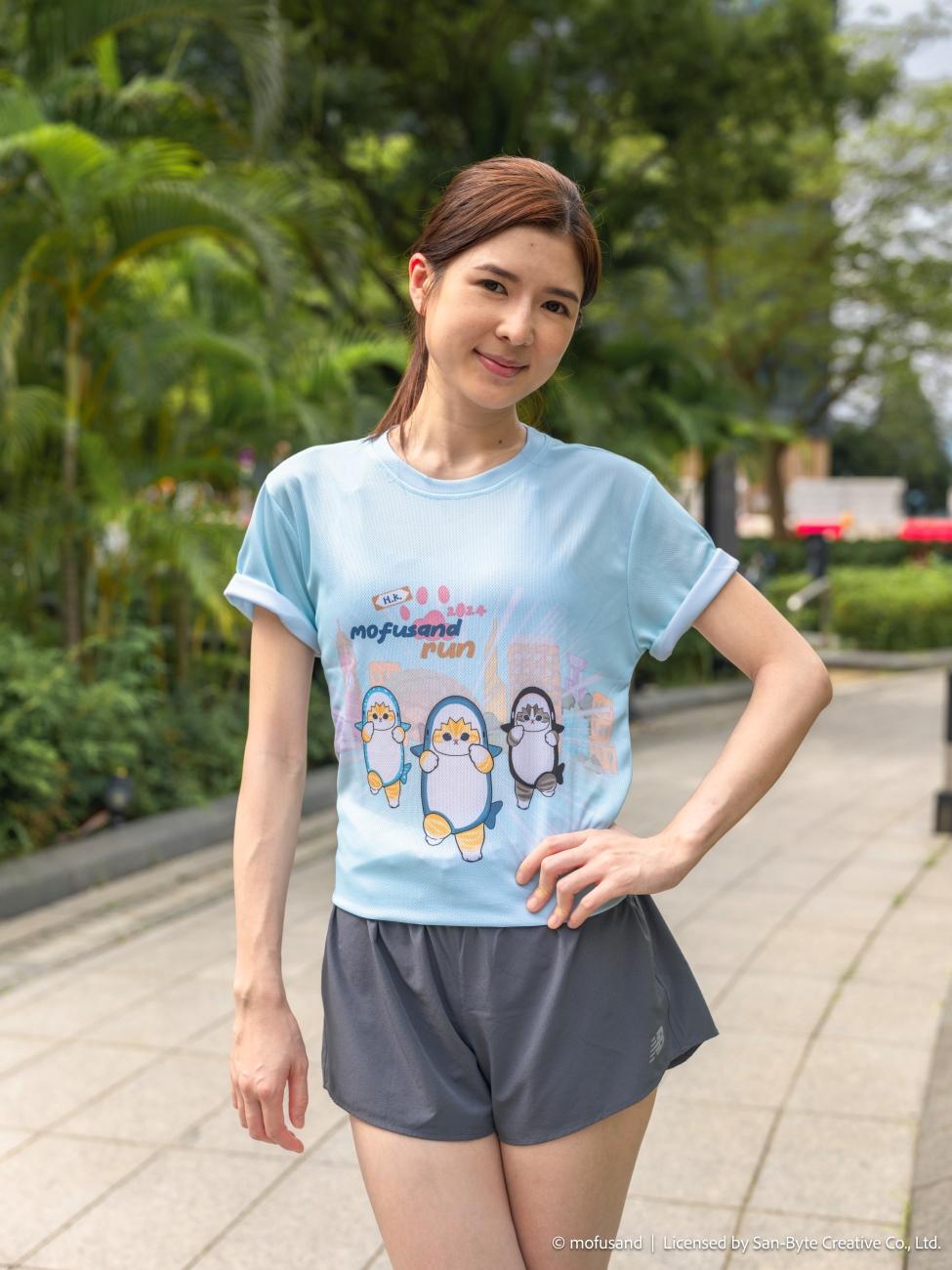 mofusand Run香港,不論個人組或孖住及家庭二人組的跑手包都送跑手Tee。