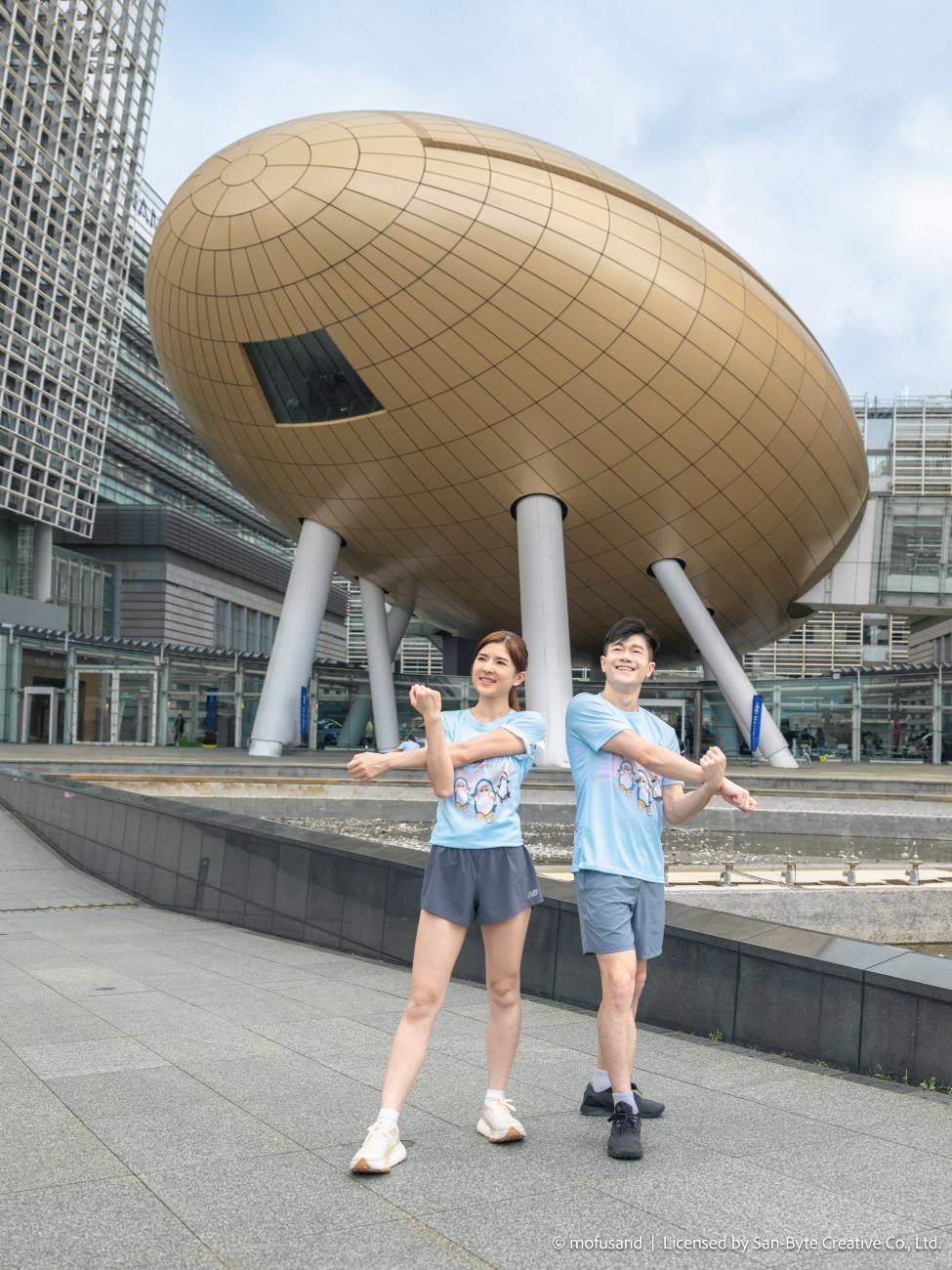 mofusand Run香港,不論個人組或孖住及家庭二人組的跑手包都送跑手Tee。