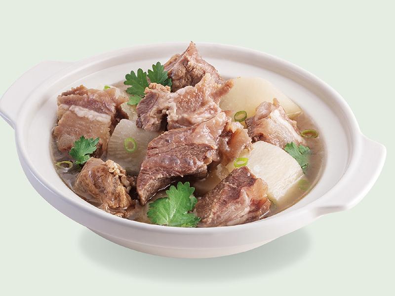 清湯蘿蔔燜牛面肉煲