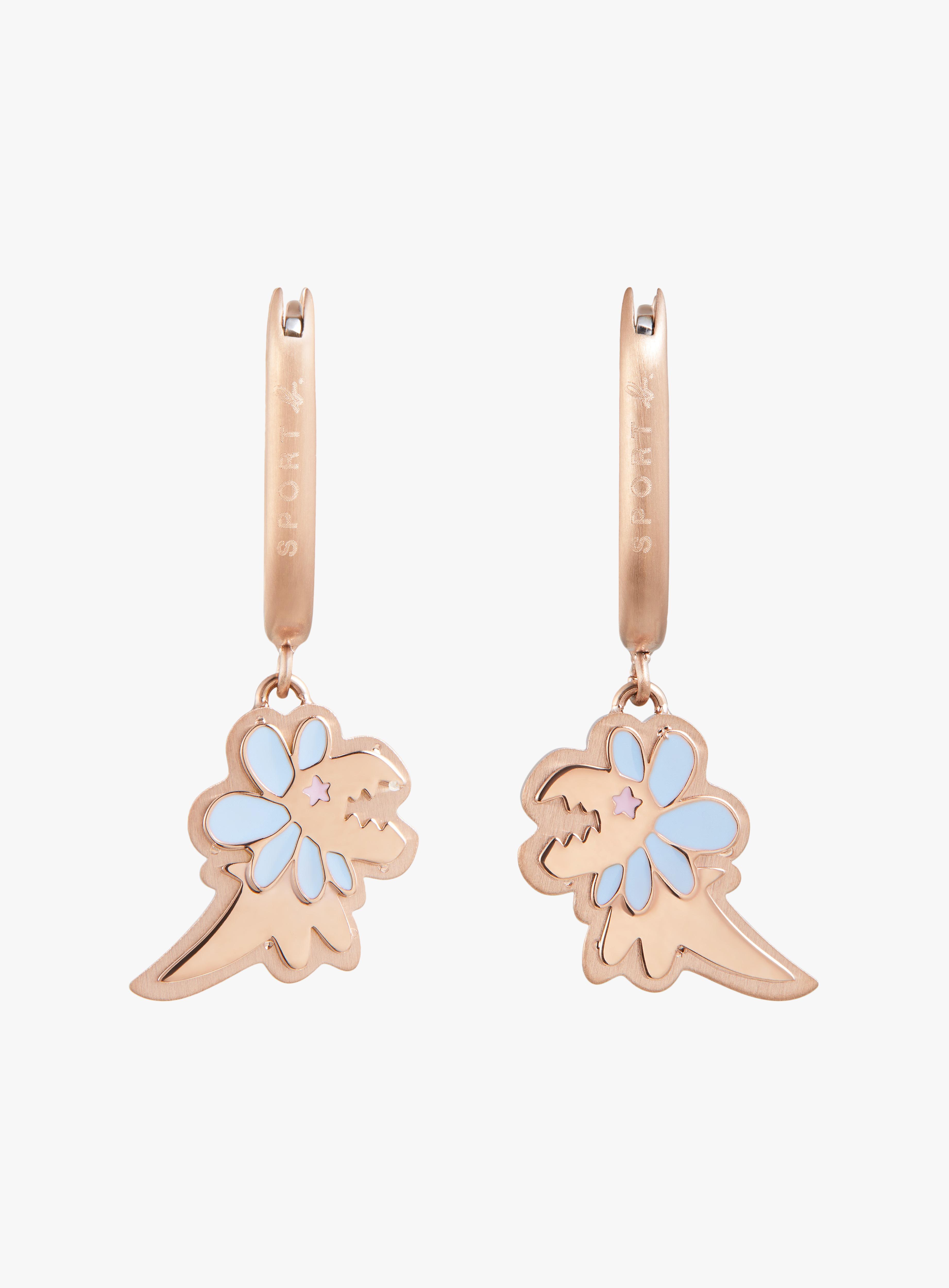 女裝 SPORT b. Dino與花耳環 原價$490、7 折$343