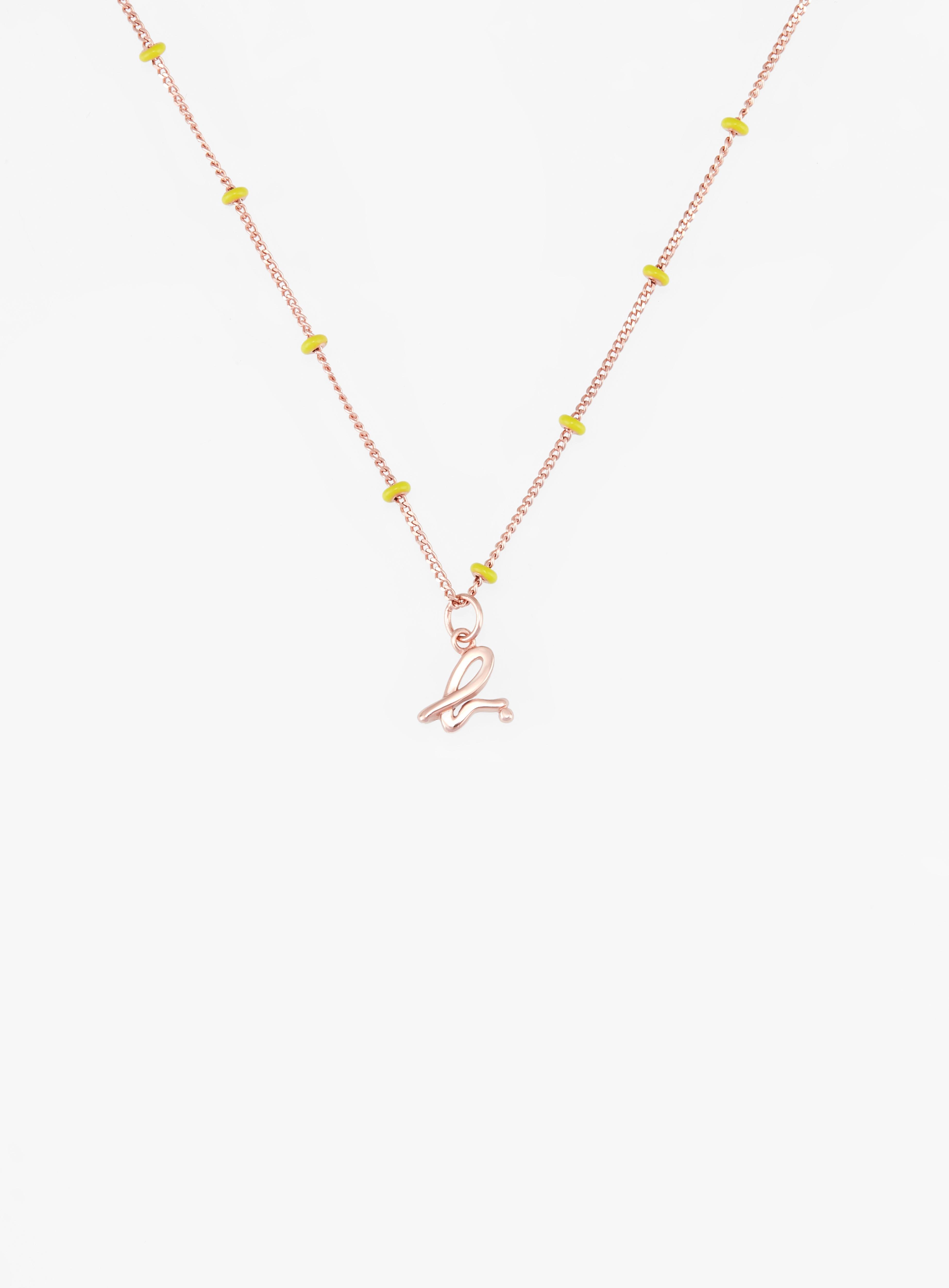 女裝純銀 b. 標誌 "Colour Chain"項鍊 原價$1,290、半價$645