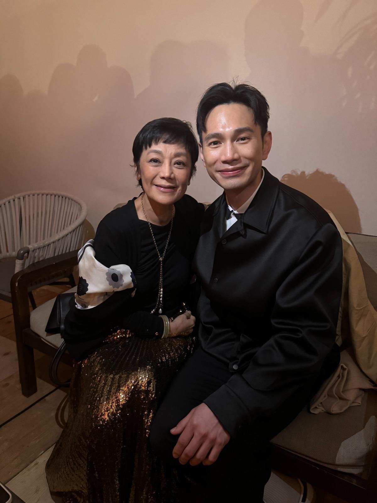 王梓軒此行巧遇張艾嘉,十分驚喜。