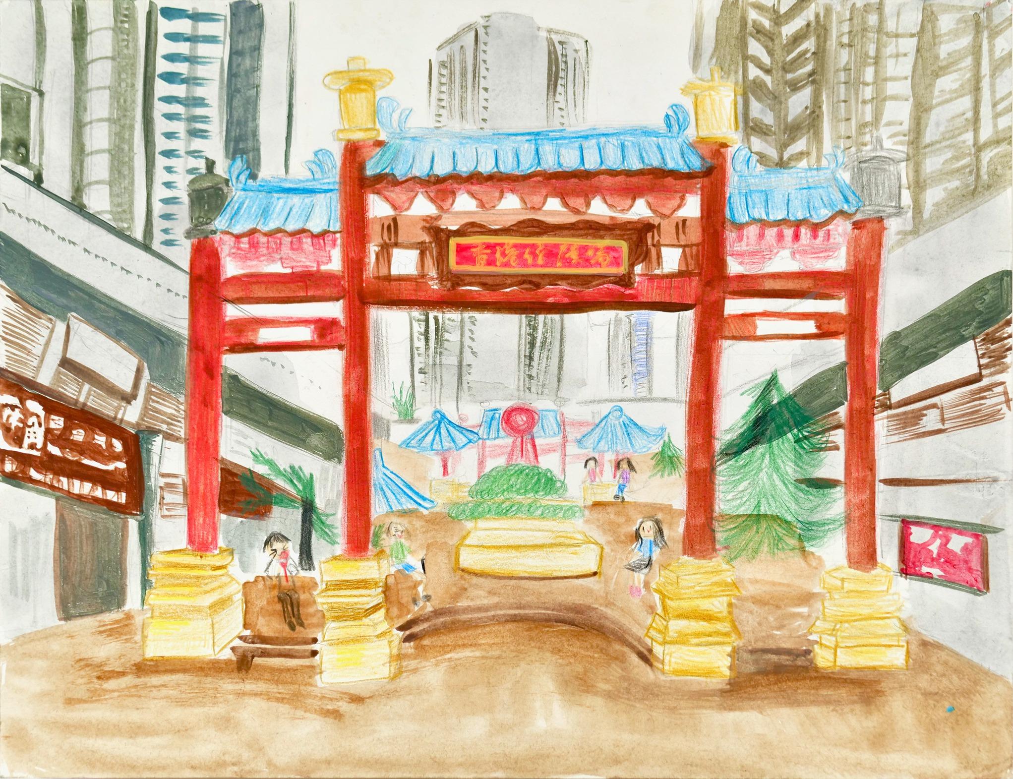 兒童繪畫大賽以「我眼中的港島南」為主題邀請5-12歲的小童作畫,優勝者的作品將會在店內展出。