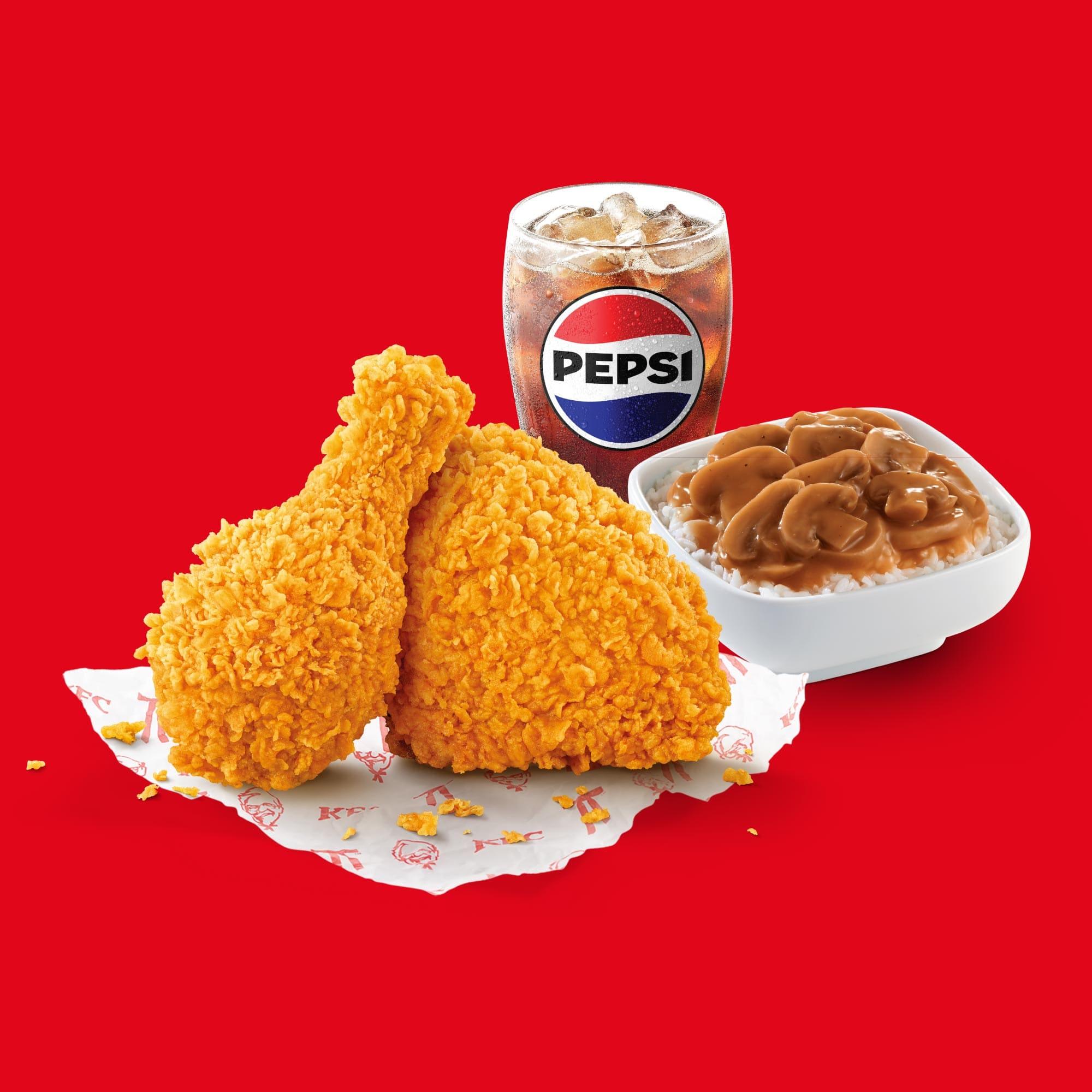 指定「肯!獨食餐 買一送一」(6月27日至7月3日) 指定套餐包括:M1家鄉雞餐/M2香辣脆雞餐/M3狂惹香燒雞餐、M4巴辣雞腿包餐、M7 超勁辣黃醬雞卷餐/M8 蜜糖芝士脆雞卷餐