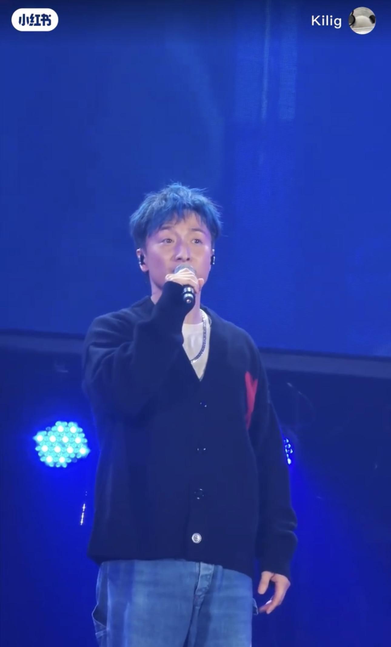 方力申日前在佛山開騷演唱會 。