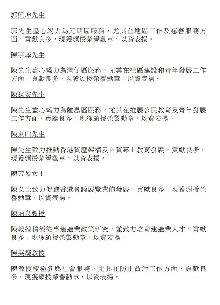 授勳2024|榮譽勳章。(政府新聞處)