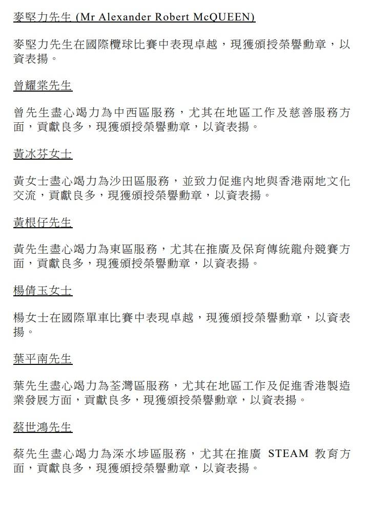 授勳2024|榮譽勳章。(政府新聞處)