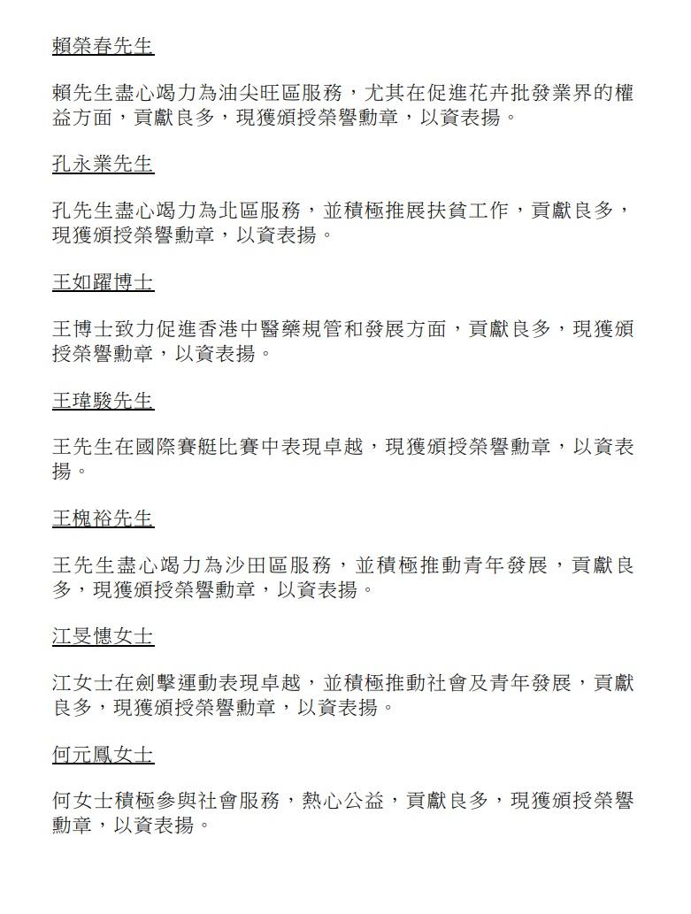 授勳2024|榮譽勳章。(政府新聞處)