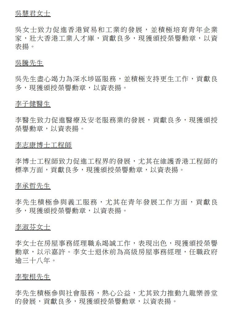 授勳2024|榮譽勳章。(政府新聞處)