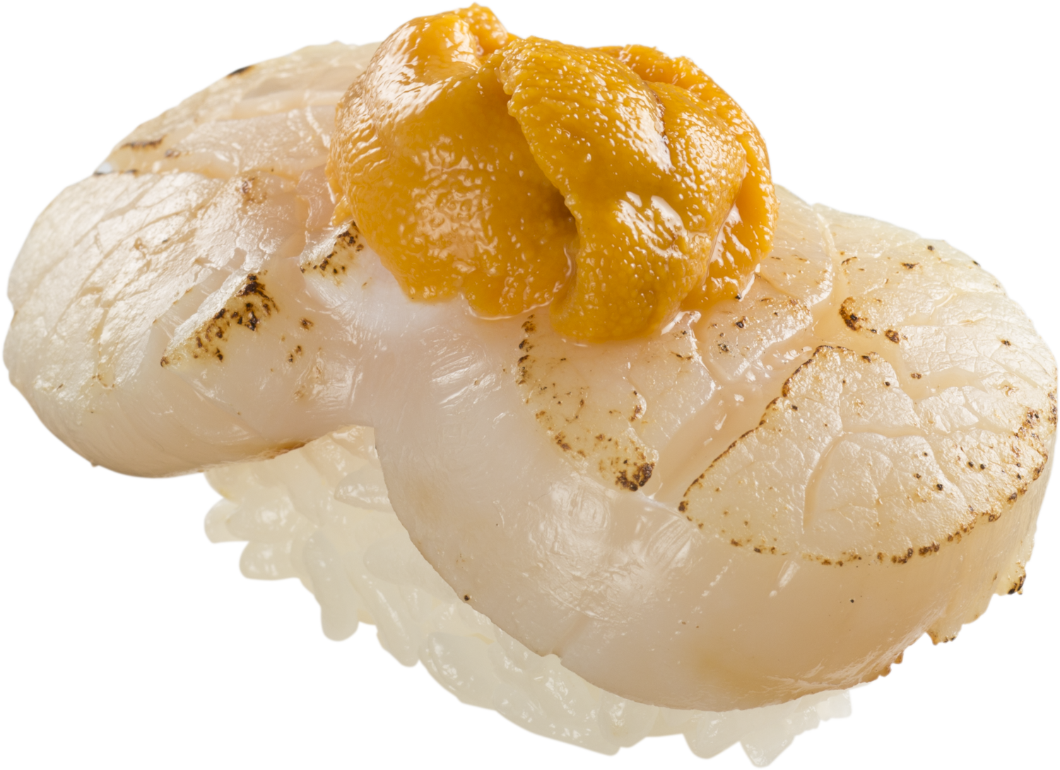 炙燒帆立貝配智利海膽_17元