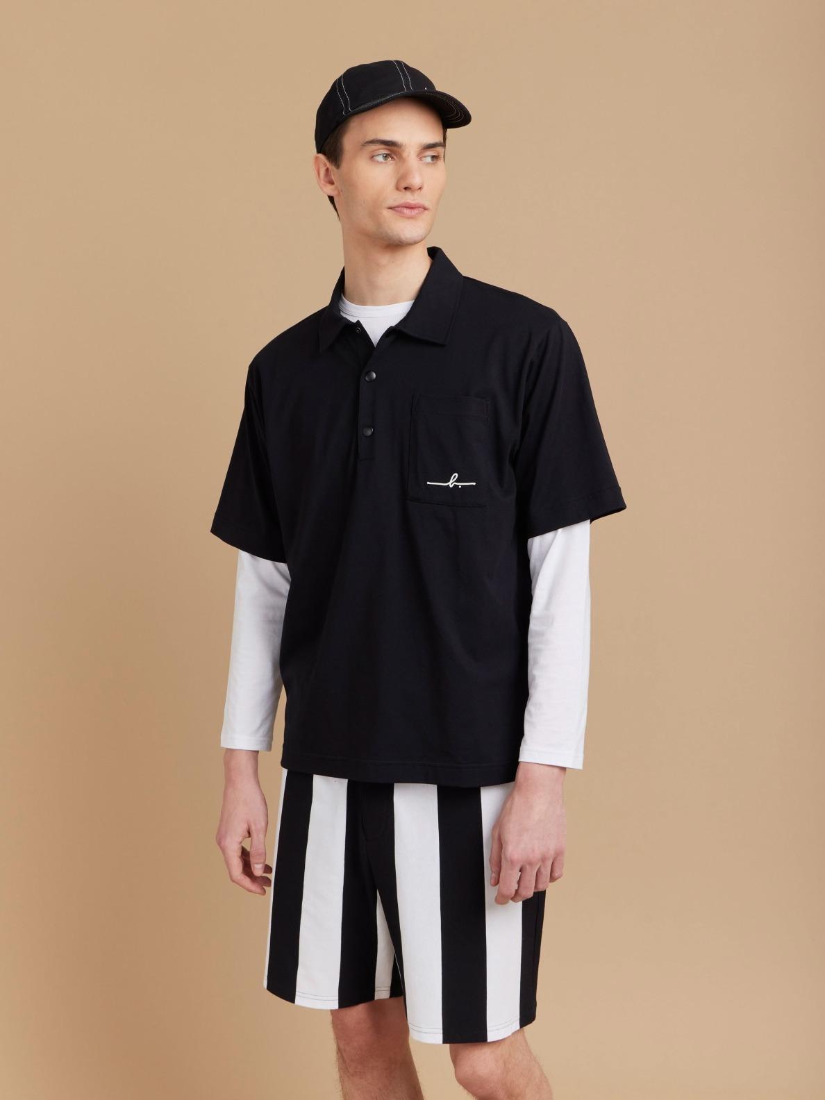 男裝 GOTS 有機棉平紋針織 ChrisPolo 恤 原價$1,590、7 折 $1,113