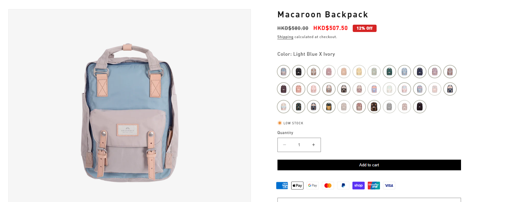 Macaroon Backpack (圖片來源:Doughnut宮網)