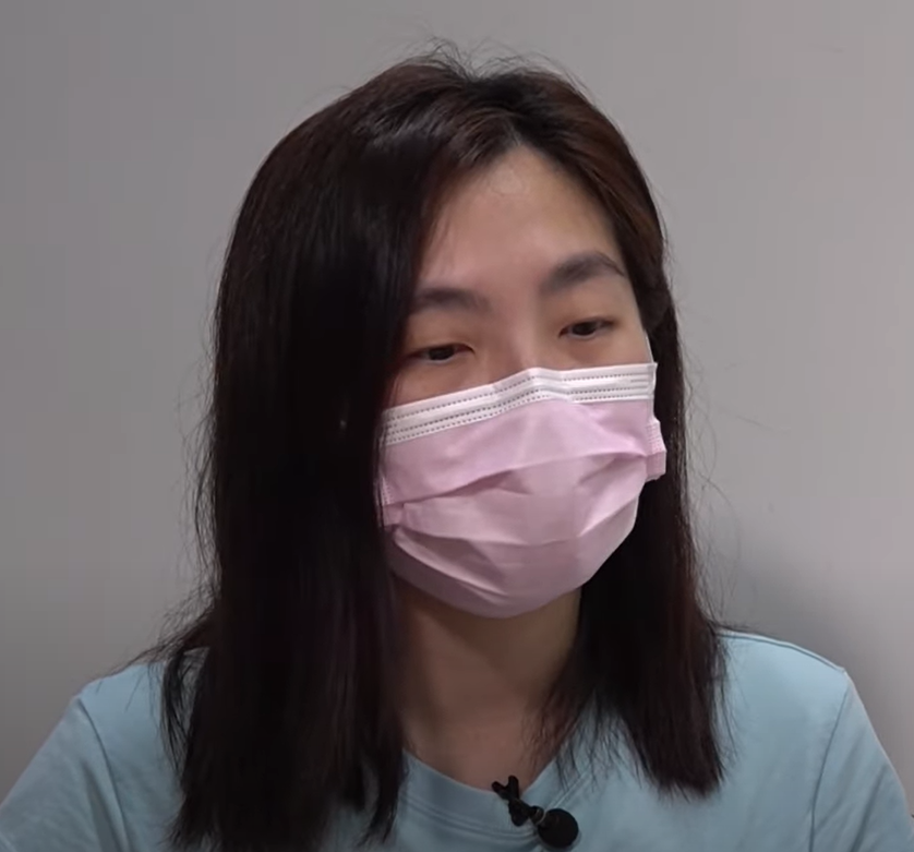 小雪兒的媽媽Amy在無綫節目《東張西望》中受訪表示,女兒獲院方安排接受重置頭骨手術。(《東張西望》畫面)