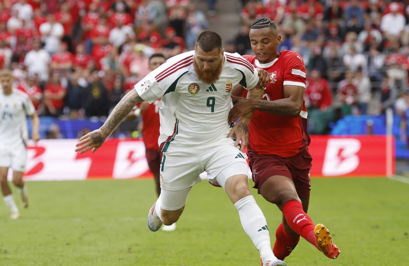 匈牙利前鋒馬田阿當(Martin Ádám)(路透社)