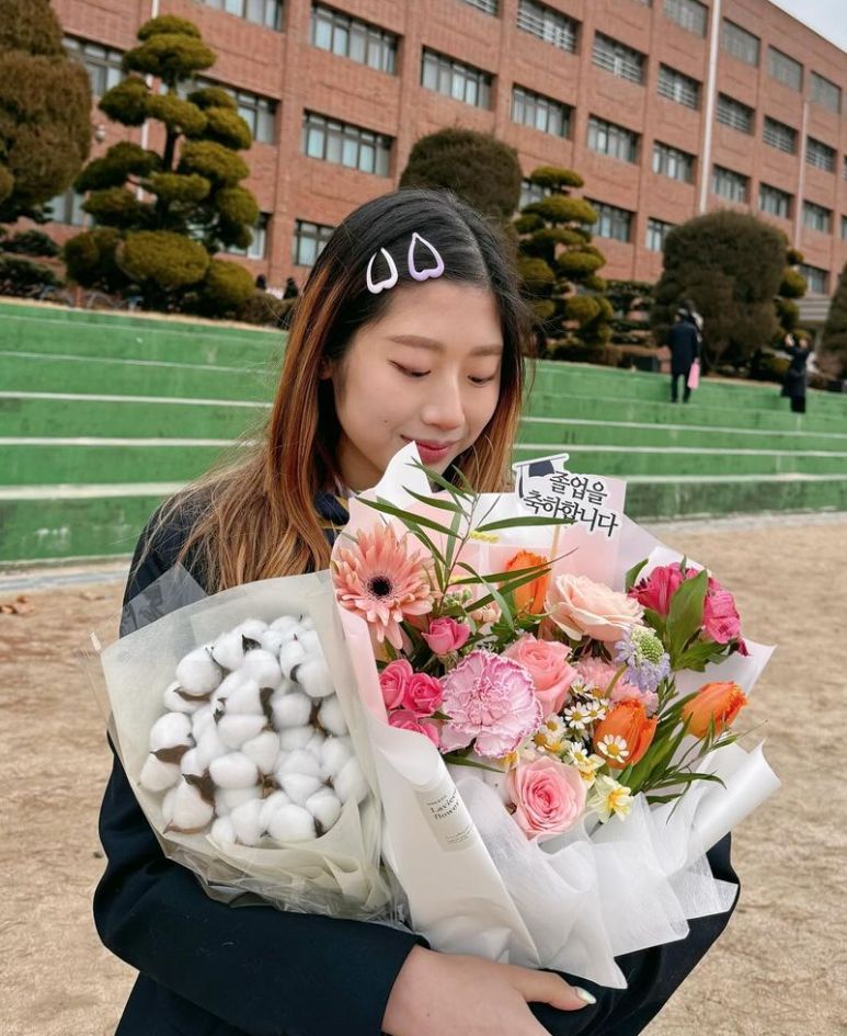 李海仁曾得2023年花滑世錦賽女單銀牌,被譽為「金妍兒接班人」。(IG@happy_haein05)