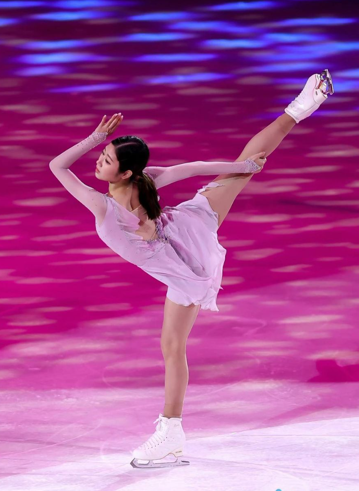 李海仁曾得2023年花滑世錦賽女單銀牌,被譽為「金妍兒接班人」。(IG@happy_haein05)