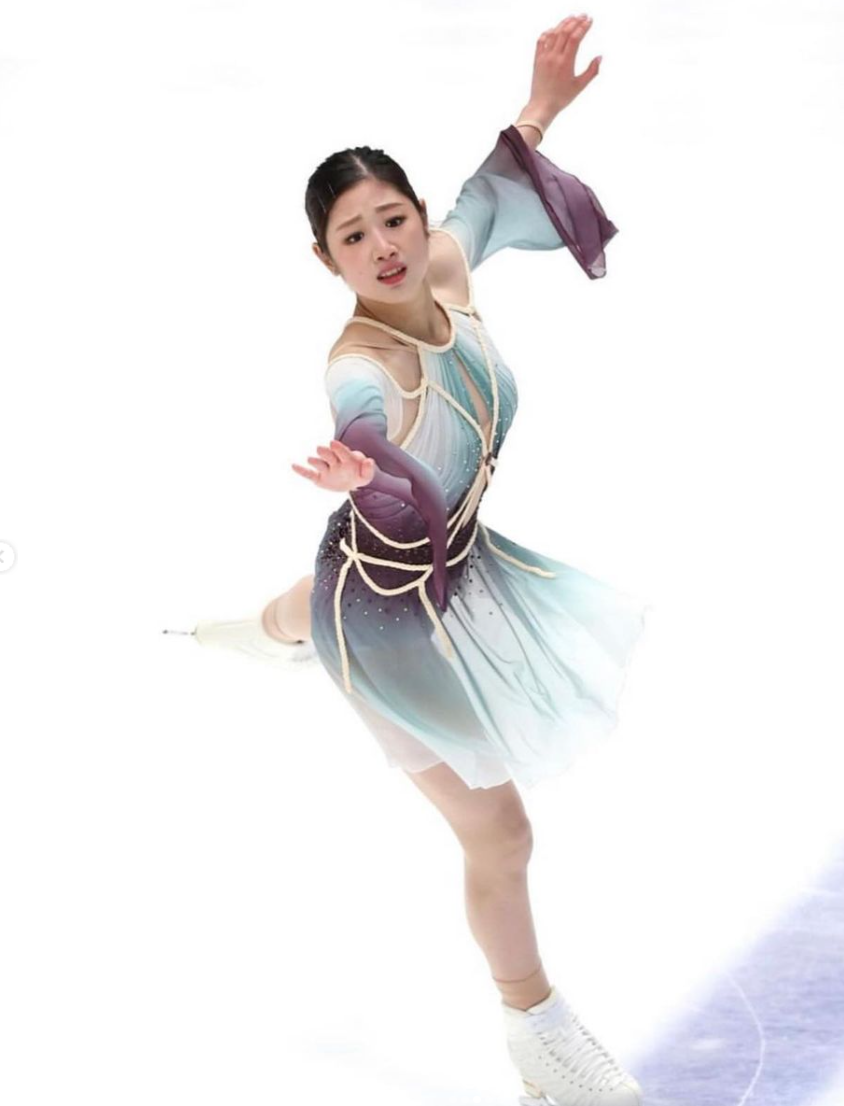 李海仁曾得2023年花滑世錦賽女單銀牌,被譽為「金妍兒接班人」。(IG@happy_haein05)