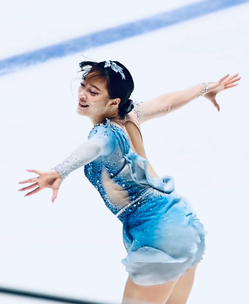 劉永則是第三屆冬季青奧花式滑冰女子單人滑冰比賽金牌得主(IG@youngeyou)