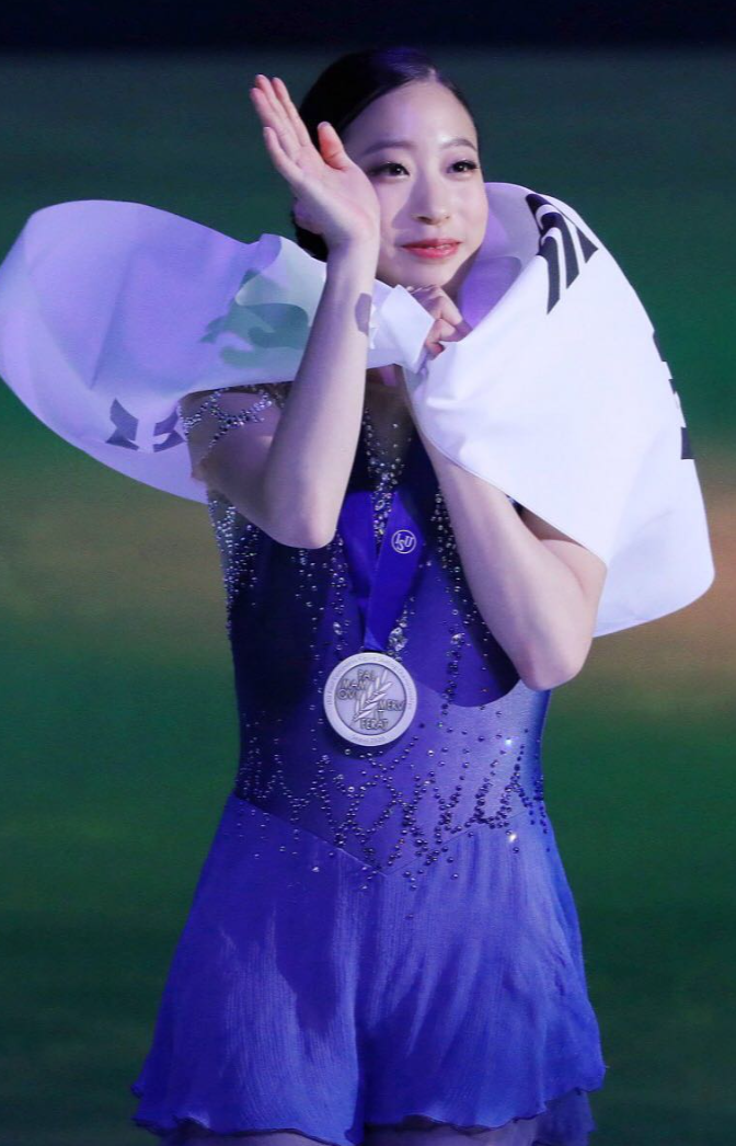 劉永則是第三屆冬季青奧花式滑冰女子單人滑冰比賽金牌得主(IG@youngeyou)