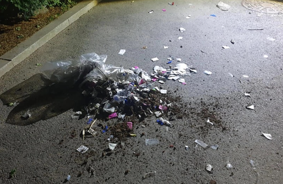 南韓軍方稱,北韓周一再次發放垃圾氣球。(資料圖片)