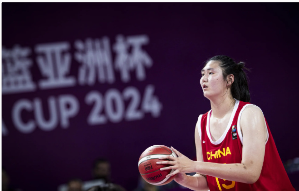 「女版姚明」張子宇震撼U18女子籃球亞洲盃。(網上圖片)