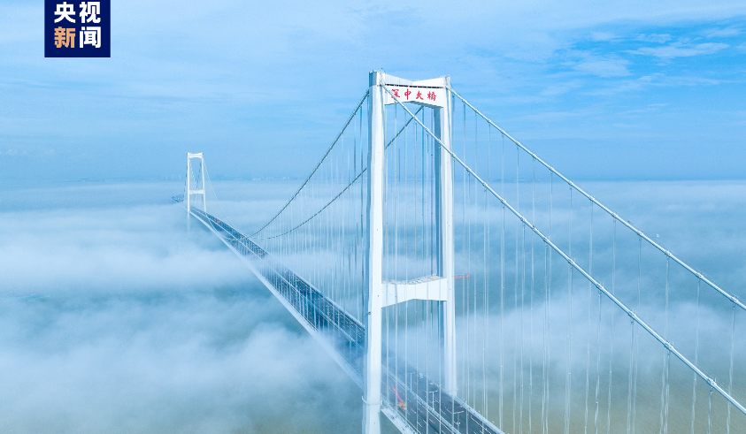 深中通道6月30日開通(央視圖片)