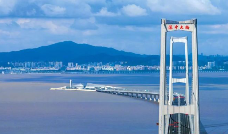 連接深圳及中山的深中通道6月30日正式通車(網上圖片)