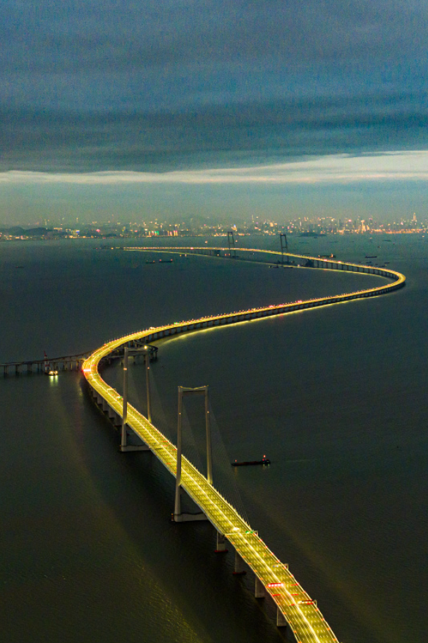 連接深圳及中山的深中通道6月30日正式通車(網上圖片)