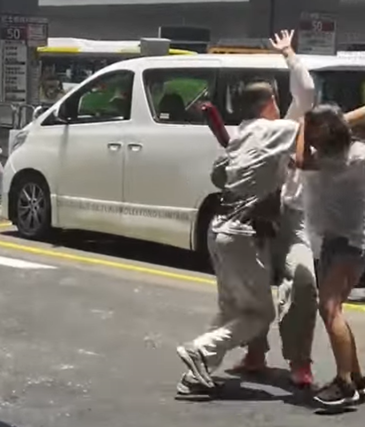 橫琴口岸多人混戰 影片截圖