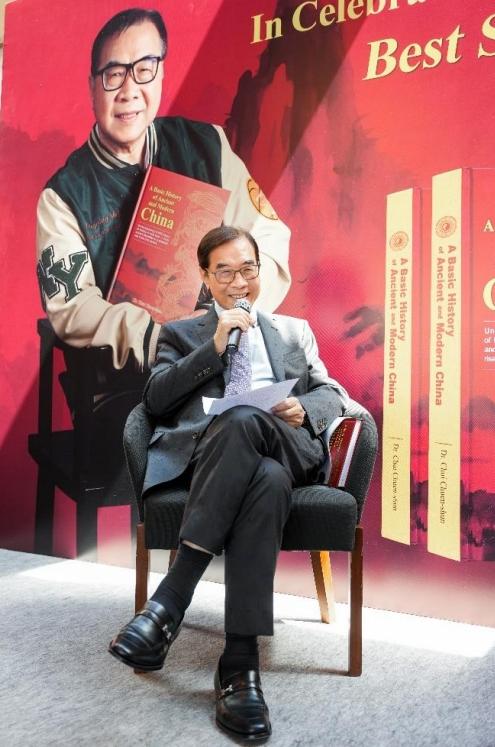 徐傳順博士早前分享他創作有關古今中國新書的經歷和感受。