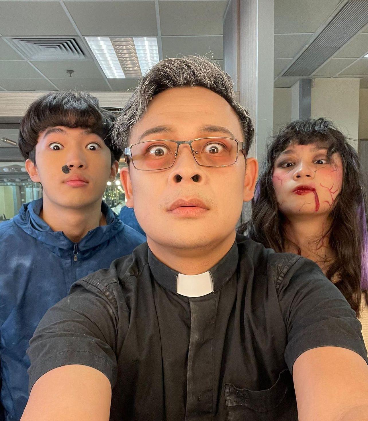 梁祖堯在 《通菜街喪屍戰》與Sica和Larry首度合作。