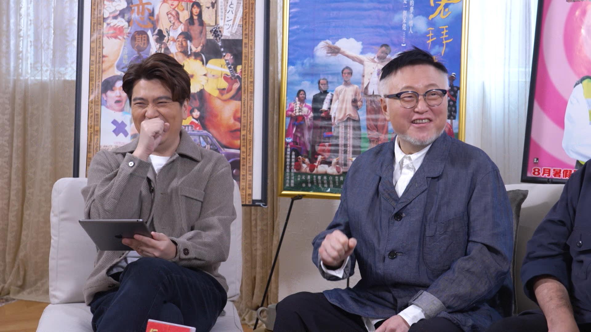 陳詠燊聽到谷德昭說起馬偉豪教他如何寫劇本時,笑說”好係佢”。