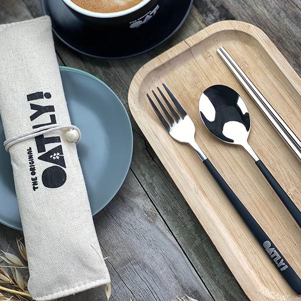 Oatly 餐具三件套