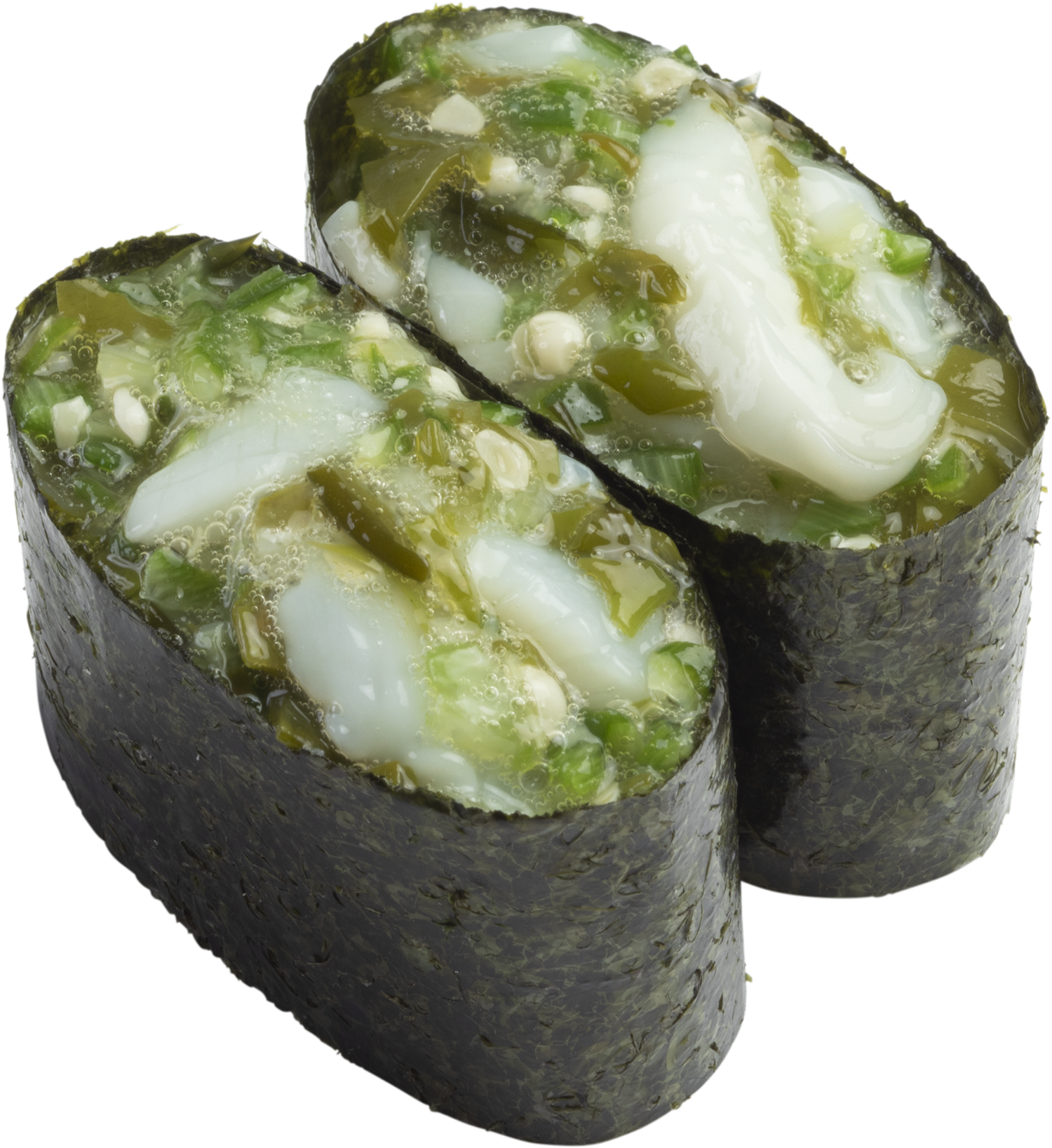 魷魚秋葵和布蕪軍艦_12元