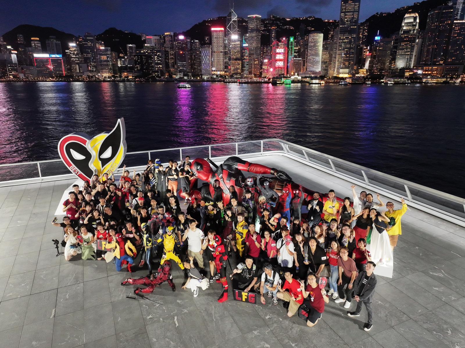 大會出動航拍機影大合照。