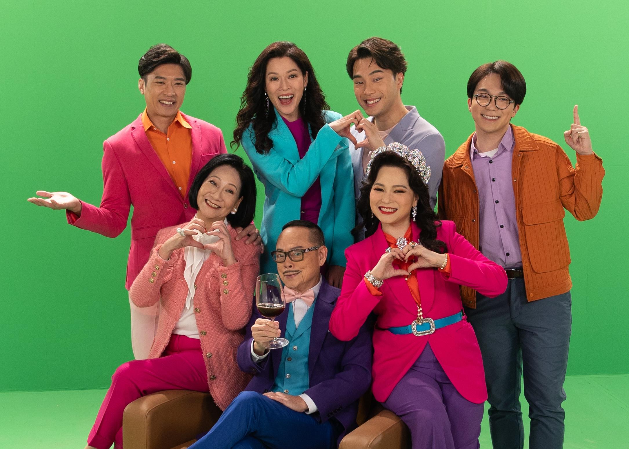 龍家:(上排左起)李偉健、林淑敏、陳浚霆、何晉樂,(下排左起)蘇恩 磁、羅樂林、樊亦敏