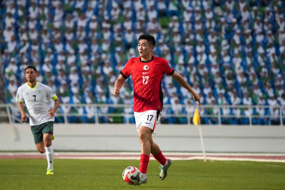 港隊作客土庫曼賽和0:0。(香港足總圖片)