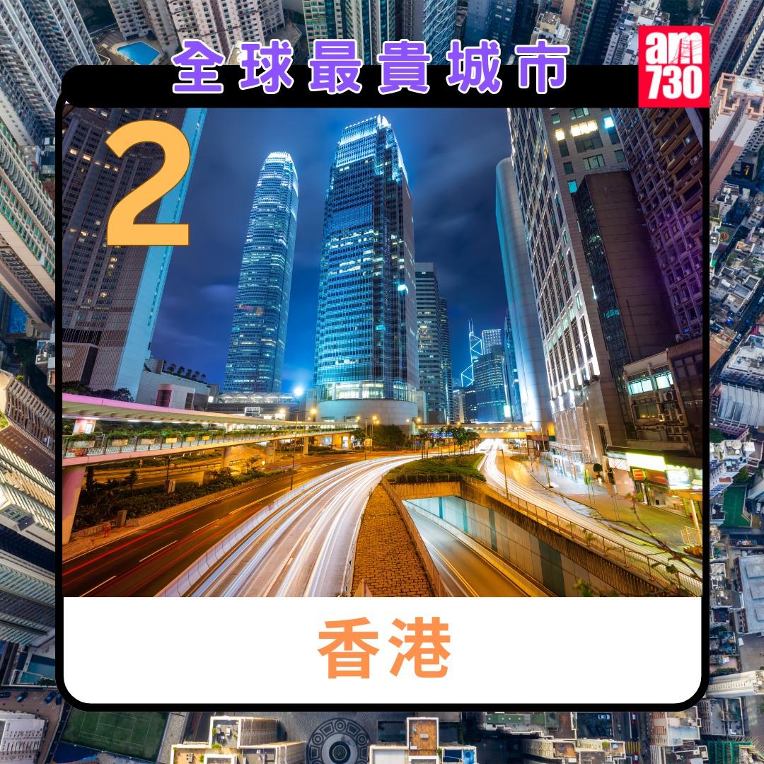 全球最貴城市2024|香港第2(am730製圖)