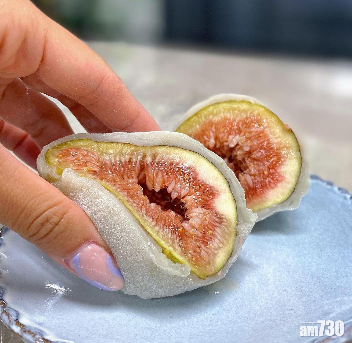 日本更流行把無花果放在大福中。